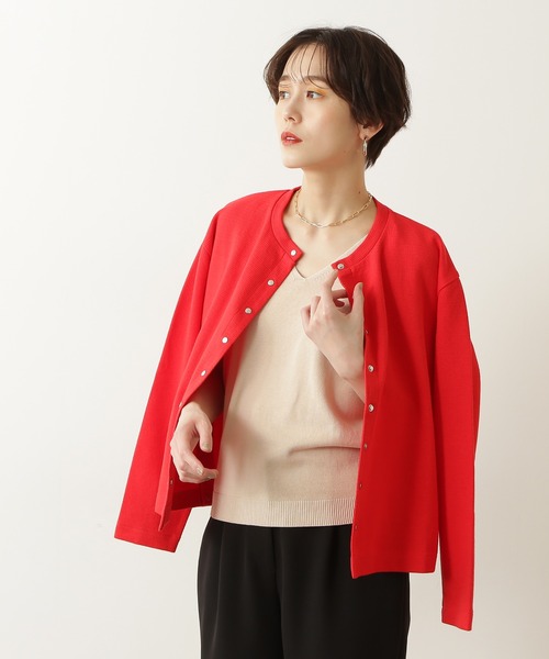 N.（N. Natural Beauty Basic）（エヌエヌナチュラルビューティーベーシック）の「パール×チェーンネックレス（ネックレス・レディース・シルバー/ゴールド・FREE）」の3枚目の写真