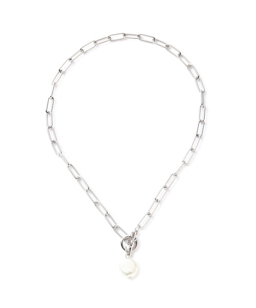 N.（N. Natural Beauty Basic）（エヌエヌナチュラルビューティーベーシック）の「パール×チェーンネックレス（ネックレス・レディース・シルバー/ゴールド・FREE）」の11枚目の写真