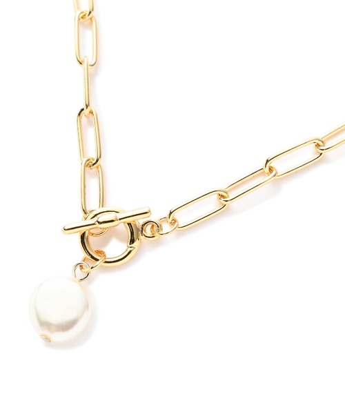 N.（N. Natural Beauty Basic）（エヌエヌナチュラルビューティーベーシック）の「パール×チェーンネックレス（ネックレス・レディース・シルバー/ゴールド・FREE）」の14枚目の写真