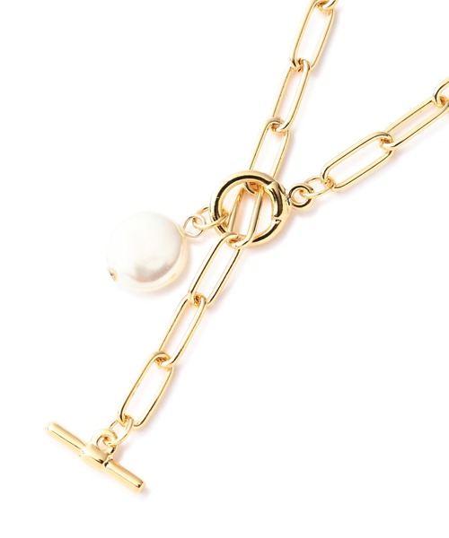 N.（N. Natural Beauty Basic）（エヌエヌナチュラルビューティーベーシック）の「パール×チェーンネックレス（ネックレス・レディース・シルバー/ゴールド・FREE）」の16枚目の写真