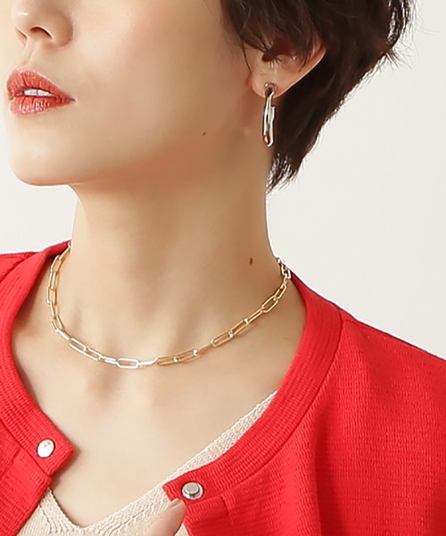 N.（N. Natural Beauty Basic）（エヌエヌナチュラルビューティーベーシック）の「パール×チェーンネックレス（ネックレス・レディース・シルバー/ゴールド・FREE）」の12枚目の写真
