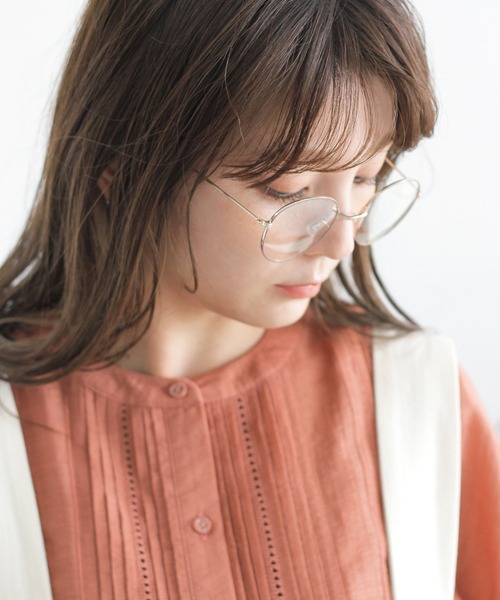 Crisp（クリスプ）の「メタルフレームグラス（メガネ・レディース・ブラック/ベージュ/ブラウン・FREE）」の11枚目の写真