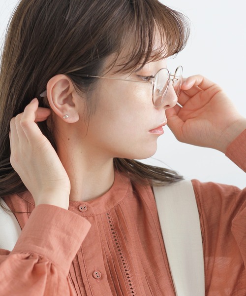 Crisp（クリスプ）の「メタルフレームグラス（メガネ・レディース・ブラック/ベージュ/ブラウン・FREE）」の10枚目の写真