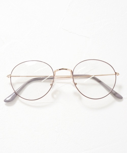 Crisp（クリスプ）の「メタルフレームグラス（メガネ・レディース・ブラック/ベージュ/ブラウン・FREE）」の7枚目の写真