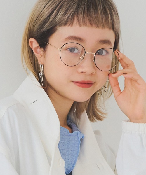 Crisp（クリスプ）の「メタルフレームグラス（メガネ・レディース・ブラック/ベージュ/ブラウン・FREE）」の16枚目の写真