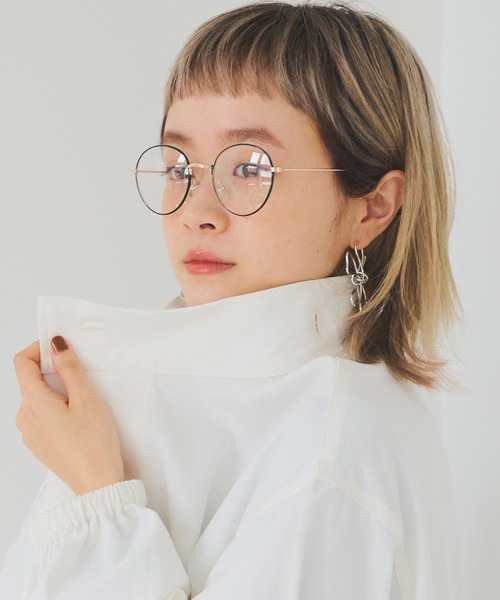 Crisp（クリスプ）の「メタルフレームグラス（メガネ・レディース・ブラック/ベージュ/ブラウン・FREE）」の19枚目の写真