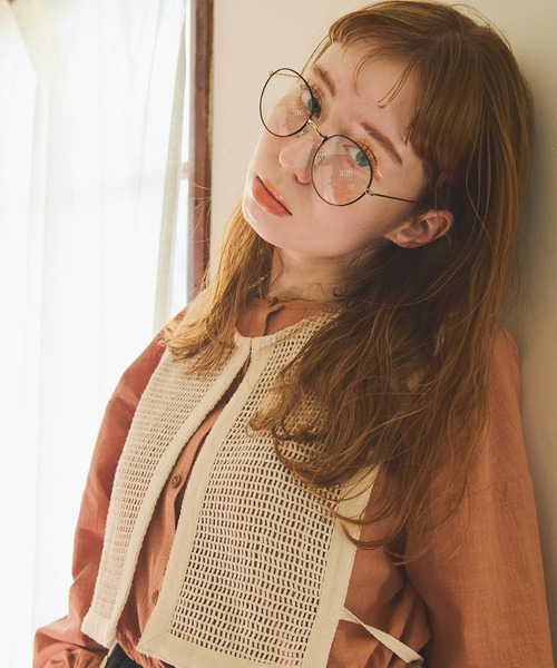 Crisp（クリスプ）の「メタルフレームグラス（メガネ・レディース・ブラック/ベージュ/ブラウン・FREE）」の22枚目の写真