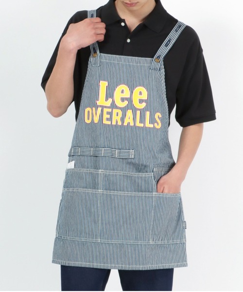 Lee（リー）の「Lee(リー)ダック・ヒッコリー・デニムエプロン（エプロン・メンズ・ブラック/ブラウン/インディゴブルー/ストライプ/ワンウォッシュ・M）」の5枚目の写真