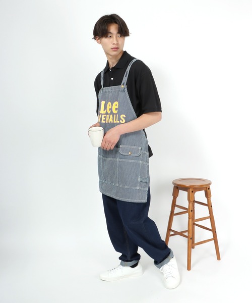 Lee（リー）の「Lee(リー)ダック・ヒッコリー・デニムエプロン（エプロン・メンズ・ブラック/ブラウン/インディゴブルー/ストライプ/ワンウォッシュ・M）」の18枚目の写真