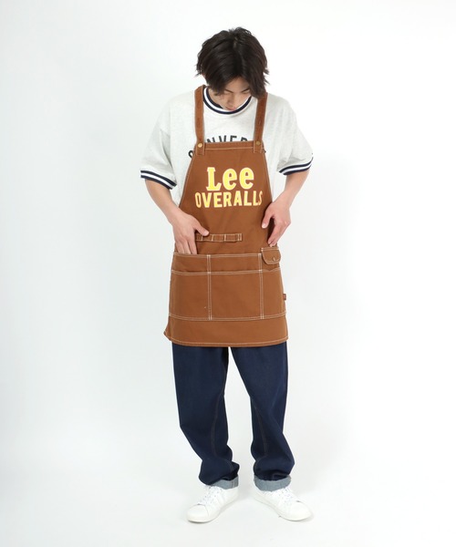 Lee（リー）の「Lee(リー)ダック・ヒッコリー・デニムエプロン（エプロン・メンズ・ブラック/ブラウン/インディゴブルー/ストライプ/ワンウォッシュ・M）」の20枚目の写真