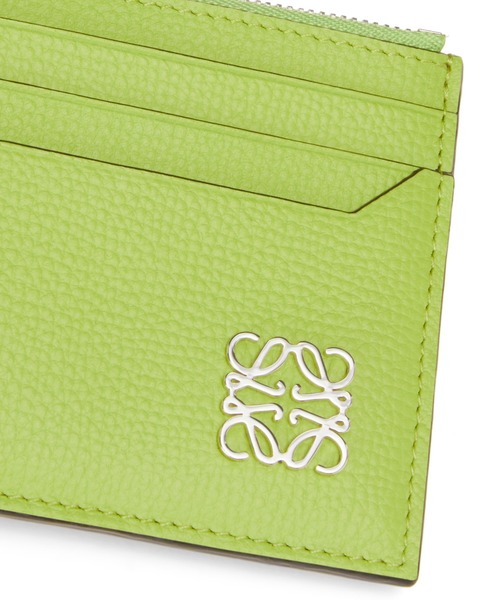 【LOEWE】アナグラム カードホルダー ペブルグレインカーフ アナグラム スクエア コインカードホルダー（ペブルグレイン