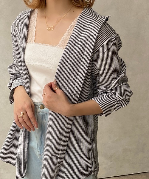 apres jour clair(アプレジュールクレア)の「【apres jour clair】レースインナー【ZOZOTOWN限定アイテム】(キャミソール・レディース・オフホワイト/ダークブラウン/モカ・X-LARGE/フリー)」の4枚目の写真
