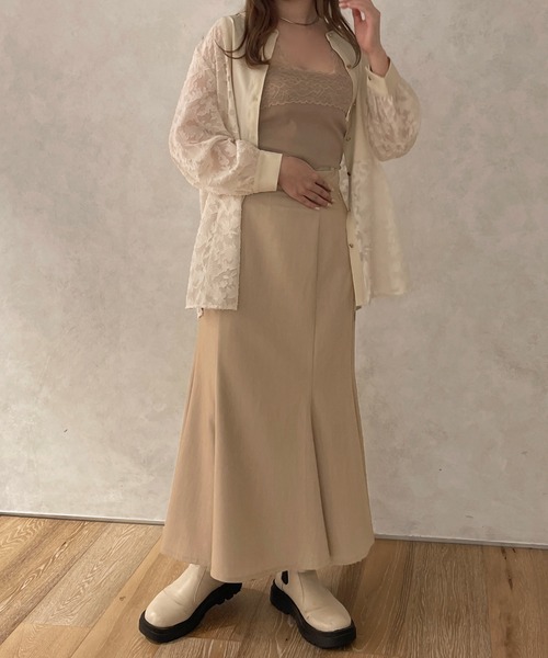 apres jour clair(アプレジュールクレア)の「【apres jour clair】レースインナー【ZOZOTOWN限定アイテム】(キャミソール・レディース・オフホワイト/ダークブラウン/モカ・X-LARGE/フリー)」の16枚目の写真