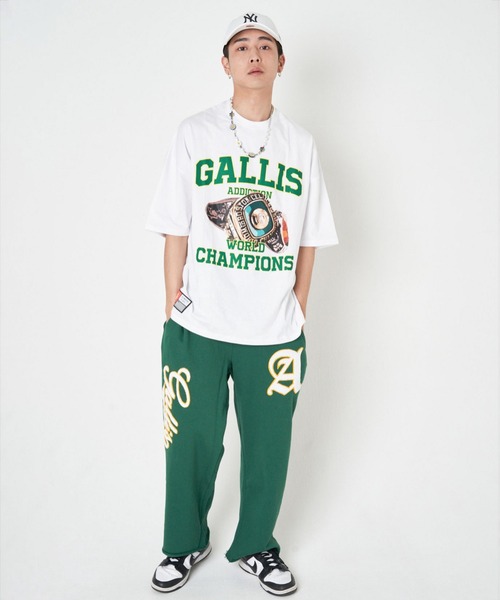 GALLIS ADDICTION(ガリスアディクション)の「GA COLLEGE RING TEE(Tシャツ/カットソー・メンズ・ホワイト/ブラック・M/L)」の22枚目の写真