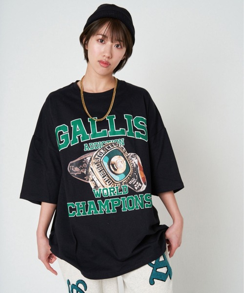GALLIS ADDICTION(ガリスアディクション)の「GA COLLEGE RING TEE(Tシャツ/カットソー・メンズ・ホワイト/ブラック・M/L)」の21枚目の写真