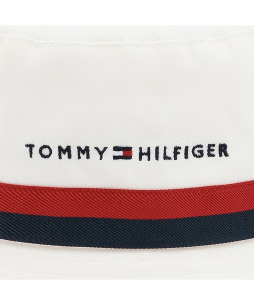 TOMMY HILFIGER(トミーヒルフィガー)の「カラーテープバケットハット(ハット・メンズ・ホワイト・FREE)」の6枚目の写真