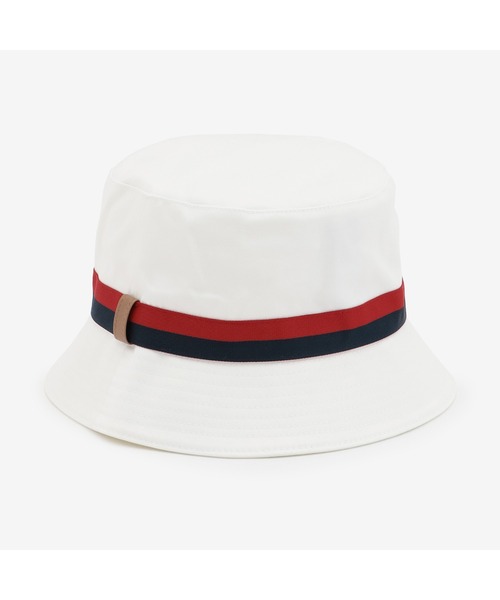 TOMMY HILFIGER(トミーヒルフィガー)の「カラーテープバケットハット(ハット・メンズ・ホワイト・FREE)」の2枚目の写真