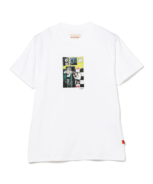 VICTORIA(ヴィクトリア)の「Victoria / BAR TEE(Tシャツ/カットソー・メンズ・ホワイト・MEDIUM/LARGE/X-LARGE)」の3枚目の写真