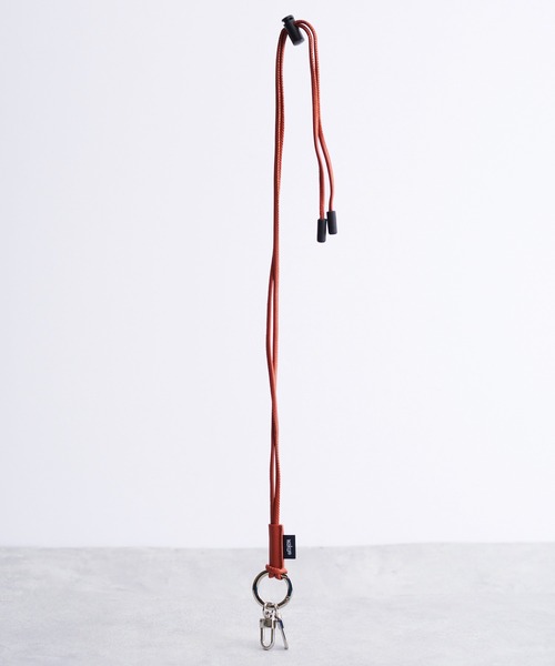 waku（ワク）の「waku ワク / キートップレザーマルチコード ネックストラップ レザーストラップ ネックポーチ / WK-0011（キーケース/キーアクセサリー・メンズ・ブラック/ベージュ/ネイビー/ダークオレンジ/グレー・FREE）」の5枚目の写真