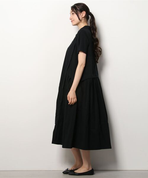 MAISON BREEZE（メゾンブリーズ）の「ゆるっと楽ちん。高見え間違いなし。【MAISON BREEZE】バックダーツワイドワンピース SCCH83　【手洗い可】（ワンピース・レディース・ブラック/ベージュ/グリーン・FREE）」の20枚目の写真