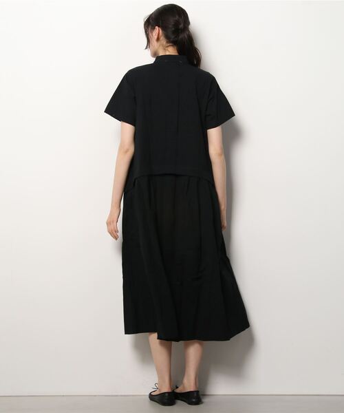 MAISON BREEZE（メゾンブリーズ）の「ゆるっと楽ちん。高見え間違いなし。【MAISON BREEZE】バックダーツワイドワンピース SCCH83　【手洗い可】（ワンピース・レディース・ブラック/ベージュ/グリーン・FREE）」の21枚目の写真