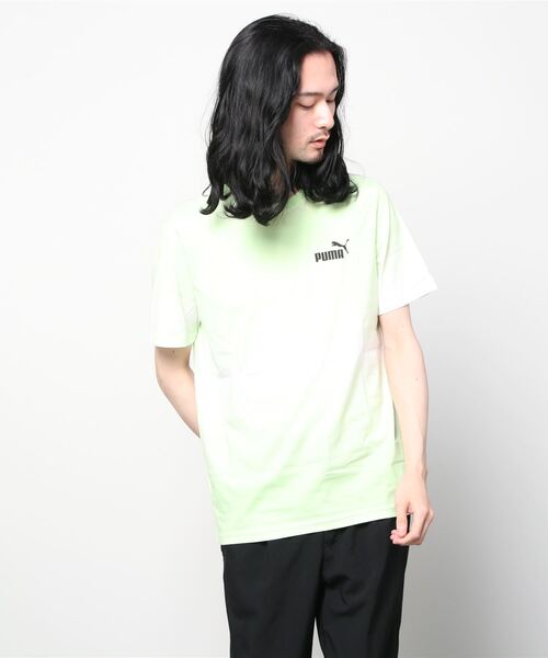 PUMA（プーマ）の「プーマ PUMA PUMA POWER サマー フェイディングTシャツ_（Tシャツ/カットソー・メンズ・グリーン/サーモンピンク・3L/L/S/LL/M）」の2枚目の写真