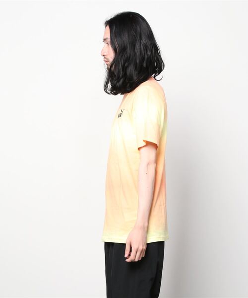 PUMA（プーマ）の「プーマ PUMA PUMA POWER サマー フェイディングTシャツ_（Tシャツ/カットソー・メンズ・グリーン/サーモンピンク・3L/L/S/LL/M）」の3枚目の写真