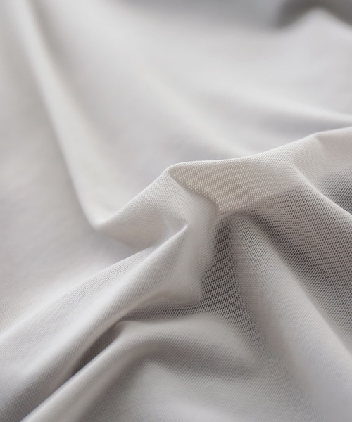 osharewalker（オシャレウォーカー）の「【廃盤】『メッシュ切替アシメデザインTシャツ』（Tシャツ/カットソー・レディース・ブラック/グレイッシュブルー・FREE）」の20枚目の写真