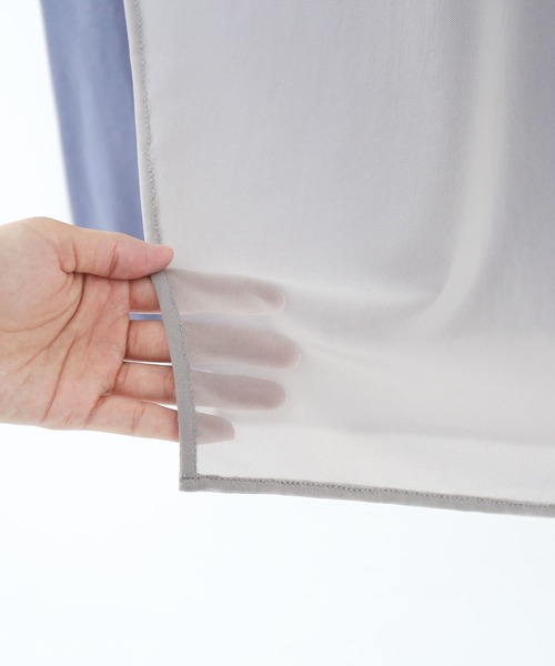 osharewalker（オシャレウォーカー）の「【廃盤】『メッシュ切替アシメデザインTシャツ』（Tシャツ/カットソー・レディース・ブラック/グレイッシュブルー・FREE）」の21枚目の写真