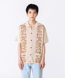 PATTERN KNIT S/S SHIRT