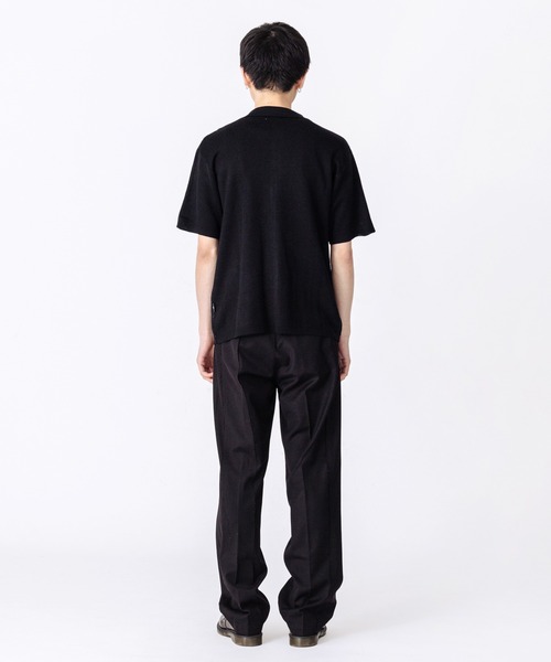 FTW(エフティダブリュー)の「PATTERN KNIT S/S SHIRT(シャツ/ブラウス・メンズ・ブラック/ダークグリーン/レッド/ライトブルー/アイボリー/ブラック×ホワイト・MEDIUM/LARGE)」の11枚目の写真