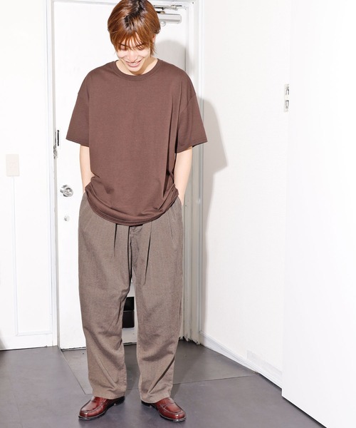 SEVEN BY SEVEN(セブンバイセブン)の「SEVEN BY SEVEN/セブン バイ セブン TUCK PANTS リネン混タックパンツ(スラックス・メンズ・グレー/チャコール・L/M)」の18枚目の写真