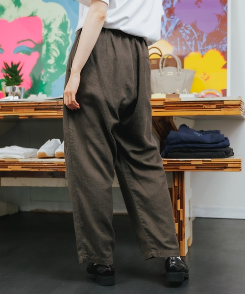 SEVEN BY SEVEN(セブンバイセブン)の「SEVEN BY SEVEN/セブン バイ セブン TUCK PANTS リネン混タックパンツ(スラックス・メンズ・グレー/チャコール・L/M)」の21枚目の写真