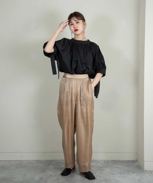 amiur エミレ　ブラウス Amiur（エミレ）の「puff sleeve volume blouse / パフスリーブ