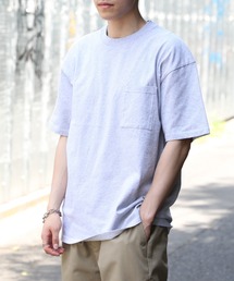 【Goodwear】USA COTTON ヘビーウェイトオーバーサイズBIGポケットTEE　2W7-3505