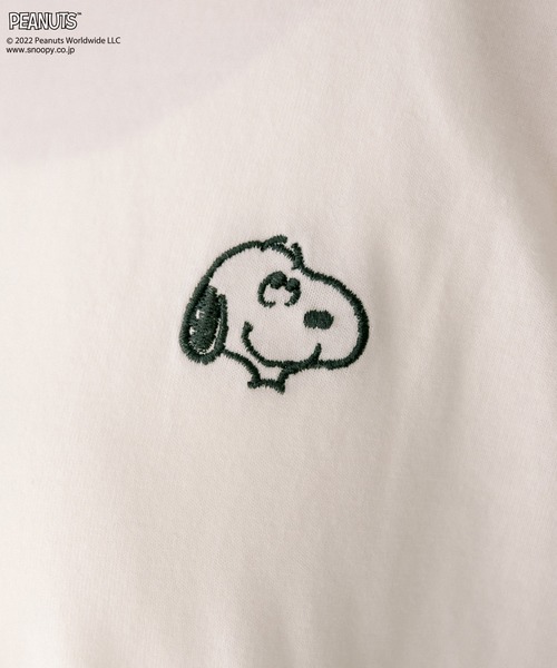 PEANUTS（ピーナッツ）の「PEANUTSゆるTシャツ（Tシャツ/カットソー・レディース・ブラック/オフホワイト・FREE）」の16枚目の写真