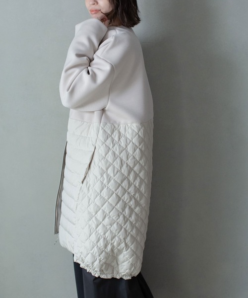 MARECHAL TERRE（マルシャルテル）の「ノーカラーダウンコート（ダウン