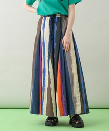 Paradise Picnic | TE VALT ぼかしプリントロングスカート(スカート)