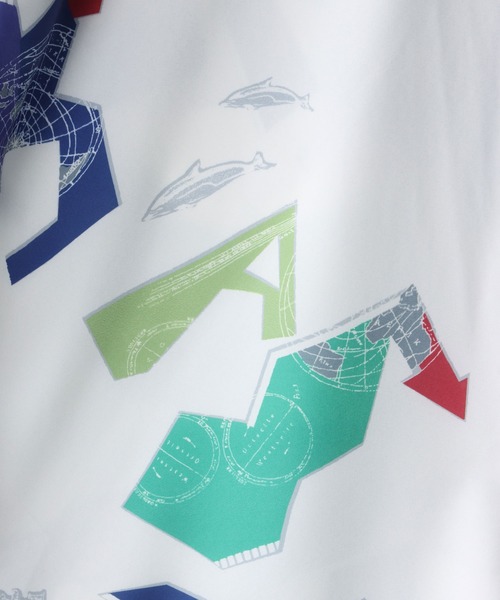 SITRY(シトリー)の「Oversize Drop shoulder Patterned shirt/オーバーサイズ ドロップショルダー 総柄 シャツ(シャツ/ブラウス・メンズ・ホワイト/ライトブルー/ブラック/ベージュ/オフホワイト/イエロー/ブルー/グリーン/ライトブラウン/ブラック系その他・M/L/XL)」の19枚目の写真