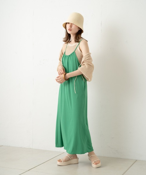 Kastane(カスタネ)の「【マルチウェイ】アメスリニットタンク×カーデSET(カーディガン/ボレロ・レディース・イエロー/アイボリー/ピンク・FREE)」の22枚目の写真