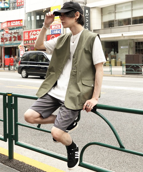 ８(eight)（エイト）の「ダックワークベスト（ベスト・メンズ・ブラック/カーキ/キャメル・MEDIUM/LARGE）」の21枚目の写真