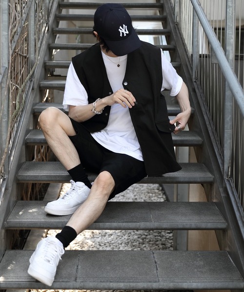 ８(eight)（エイト）の「ダックワークベスト（ベスト・メンズ・ブラック/カーキ/キャメル・MEDIUM/LARGE）」の11枚目の写真