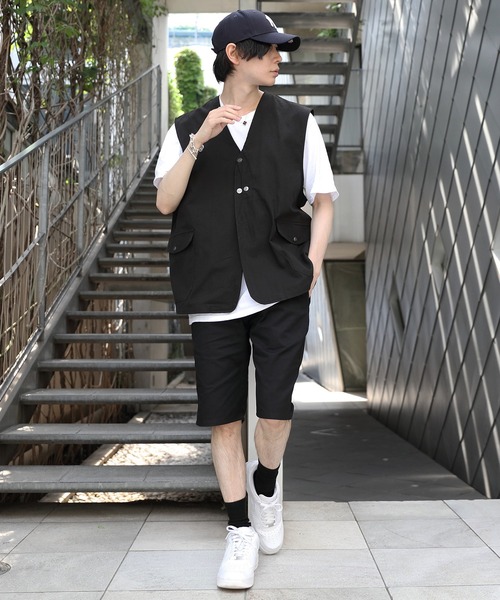 ８(eight)（エイト）の「ダックワークベスト（ベスト・メンズ・ブラック/カーキ/キャメル・MEDIUM/LARGE）」の16枚目の写真