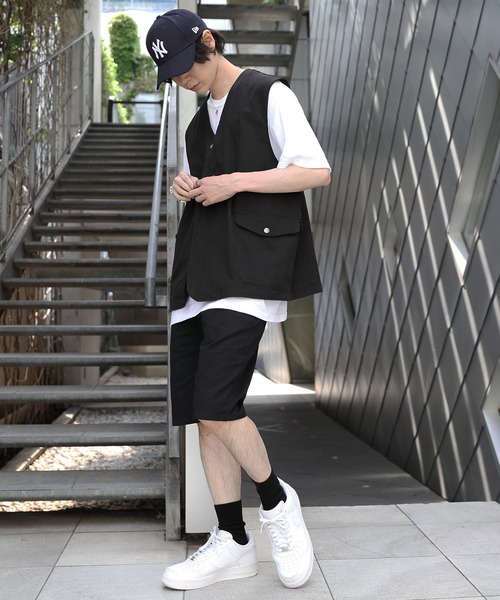 ８(eight)（エイト）の「ダックワークベスト（ベスト・メンズ・ブラック/カーキ/キャメル・MEDIUM/LARGE）」の17枚目の写真