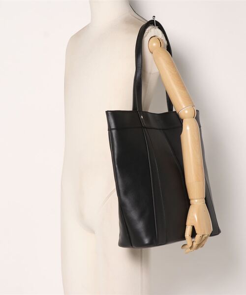 UNION STATION(ユニオンステーション)の「シンセティックレザースクエアトートバッグ(トートバッグ・メンズ・ブラック/ブラック系その他・FREE)」の17枚目の写真