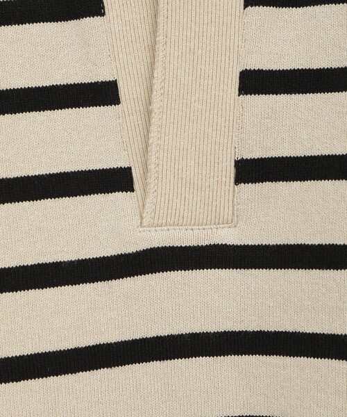 CLANE（クラネ）の「【CLANE/クラネ】WIDE HENRY NECK BORDER