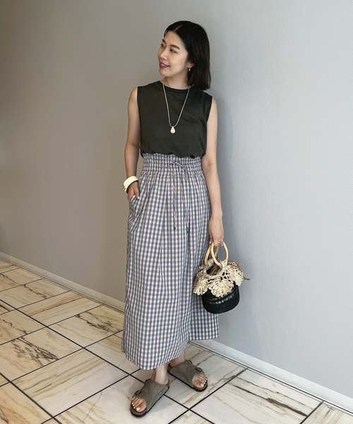 セール】IENA LA BOUCLE リネンニットノースリーブプルオーバー