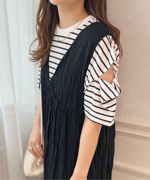 apres jour（アプレジュール）の「アソートオープンショルダートップス【ZOZOTOWN限定アイテム】（Tシャツ/カットソー・レディース・オフホワイト/ライトピンク/その他・フリー/X-LARGE）」の17枚目の写真