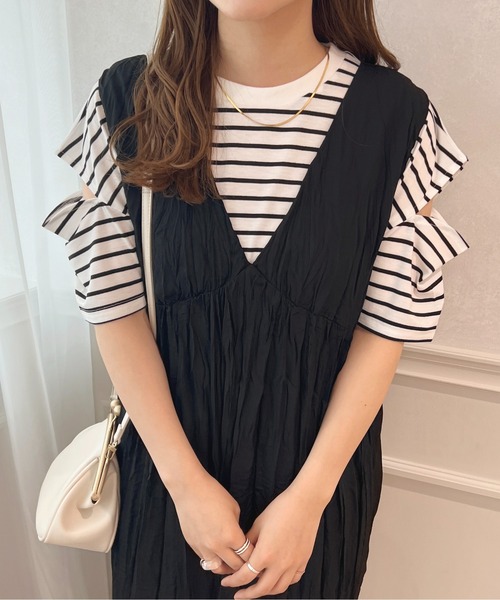 apres jour（アプレジュール）の「アソートオープンショルダートップス【ZOZOTOWN限定アイテム】（Tシャツ/カットソー・レディース・オフホワイト/ライトピンク/その他・フリー/X-LARGE）」の21枚目の写真