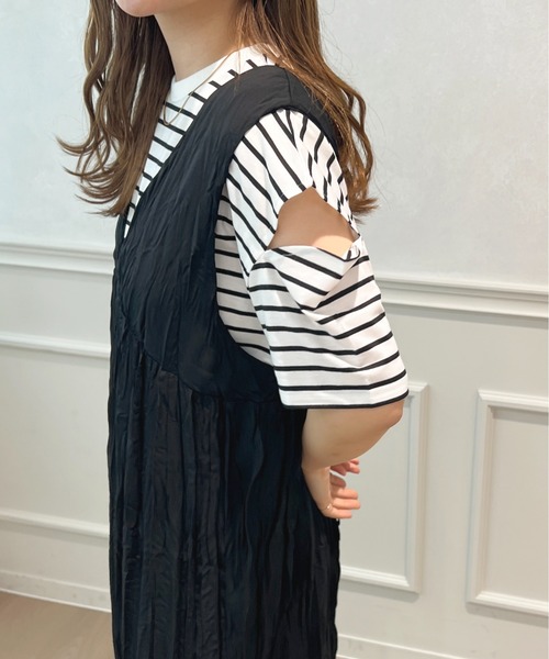 apres jour（アプレジュール）の「アソートオープンショルダートップス【ZOZOTOWN限定アイテム】（Tシャツ/カットソー・レディース・オフホワイト/ライトピンク/その他・フリー/X-LARGE）」の7枚目の写真